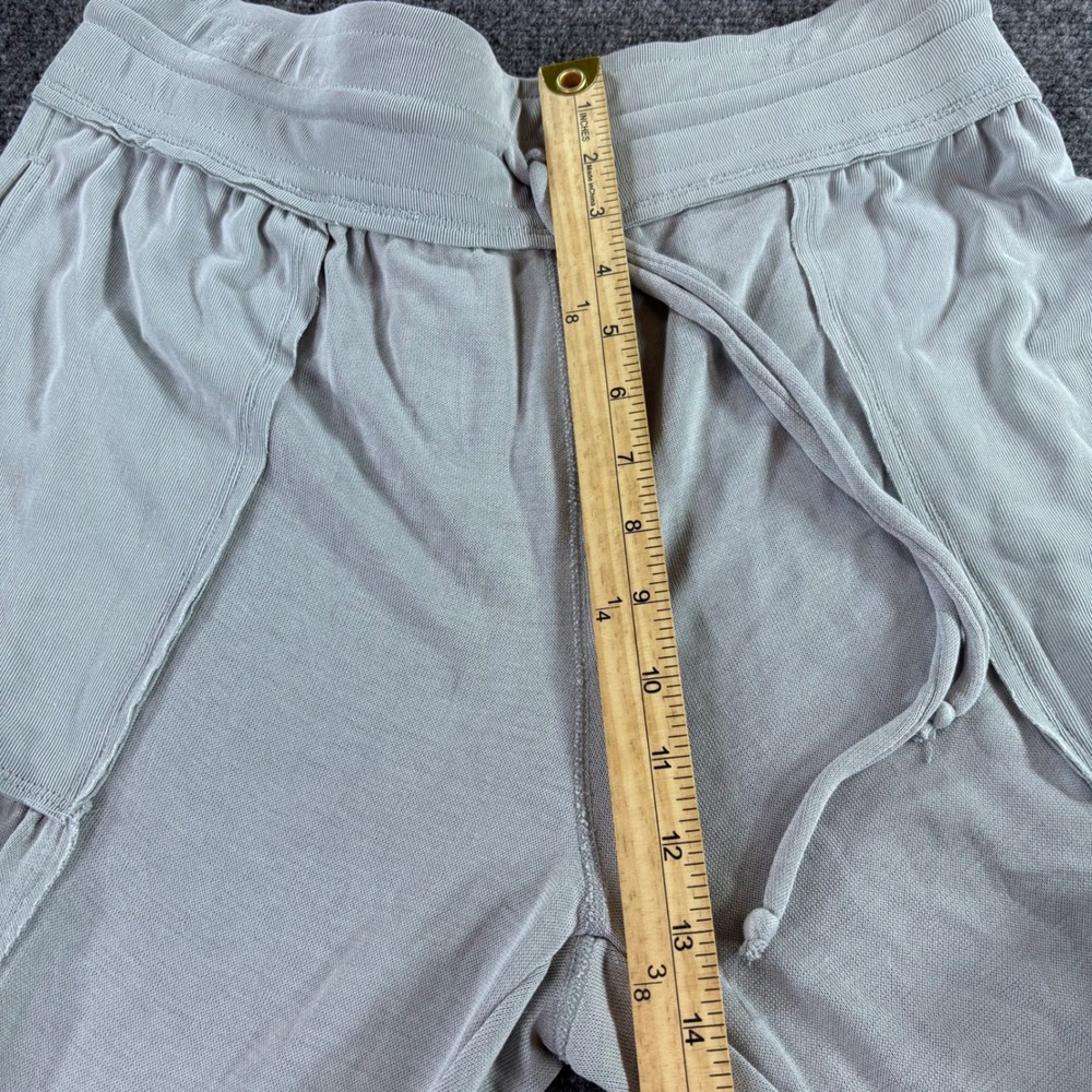 FP Movement Jogger Pants Womens M Gray Modal Harem Ribbed Cuff Boho Athleisure - Picture 3 of 7
